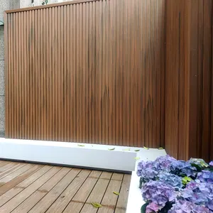 External wall cladding wood plastic composite garden fence siding hollow wpc exterior wall panel for house outdoor