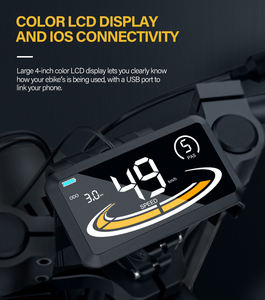 GT-20 внедорожный электрический велосипед, аккумулятор 48 В, 500 Вт, максимальная нагрузка, 150 кг - Product Image 3