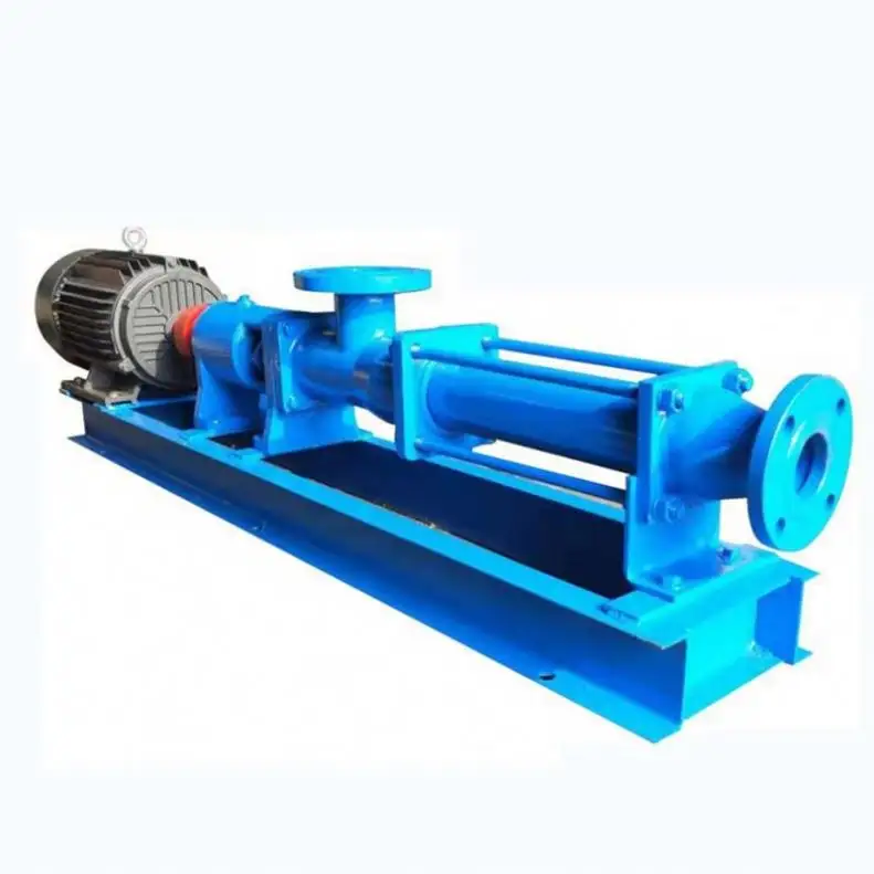 Stainless Steel Screw Pump mud progressive cavity pump helical rotor mono screw oil slurry sludge pumps