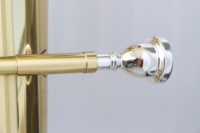 BB Tuba Brass Body dan Leadpipe 4 Aksi Piston Baja Tahan Karat Lapisan Pernis Bening Ukuran 4/4 Dengan Kotak