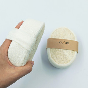 Spugna da Bagno Naturale Ovale con Cinturino per Uso in <span class=keywords><strong>Hotel</strong></span> di Lusso - Product Image 3