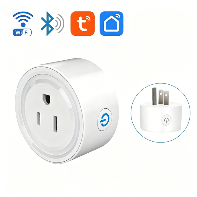 16A US Smart Plug Energy Monitor WiFi Outlet Works Alexa Google Home Remote Control Timer Power Tracker OEM/ODM Supported