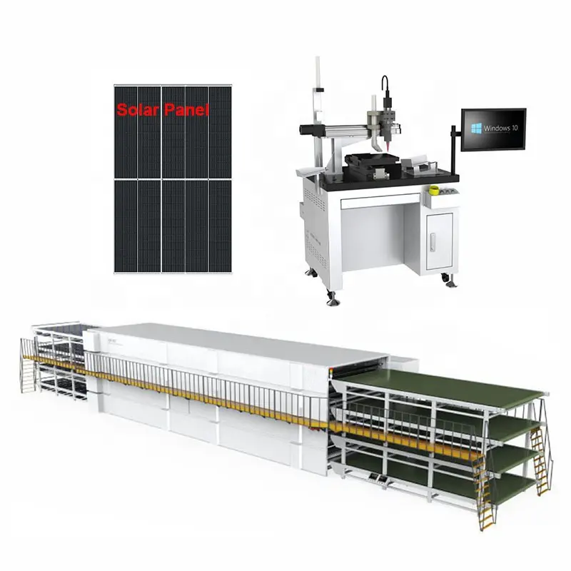 Завод по производству солнечных панелей, автоматическая машина для производства солнечных батарей, фотоэлектрическая панель, производство солнечных батарей, полная линия