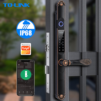 Serrure de porte intelligente Tolink Tuya à double face, étanche IP68, avec contrôle à distance pour portails en fer, résistante aux empreintes digitales