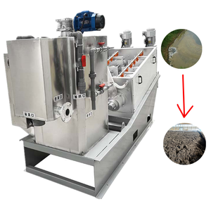 Équipement de traitement des boues d'usine pétrochimique, presse à vis pour le traitement des boues, machine de déshydratation des boues d'eaux usées - Product Image 1