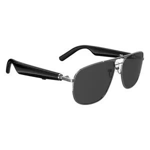 G01 kacamata hitam Bluetooth pria dan wanita, Headphone Bluetooth pintar musik tahan air cermin hitam nirkabel