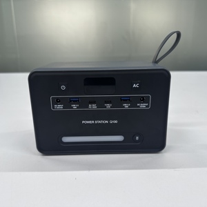 Station d'alimentation solaire portable rechargeable LiFePO4 100W 89.6Wh avec onde sinusoïdale pure et contrôleur MPPT pour le camping - Product Image 2
