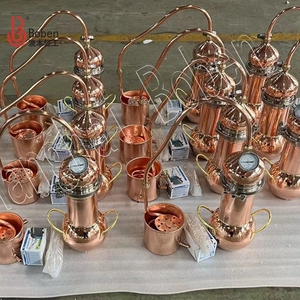 Boben Hot Sale 2L <strong>Essential</strong> <strong>Oil</strong> Pure Dew Distiller Bearing Pressure Vessel SUS304/Red Copper Material Home <strong>Distillation</strong> - Product Image 6