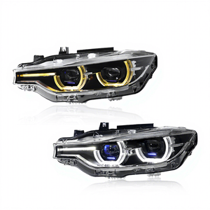 Conjunto de Faros LED Láser para <span class=keywords><strong>BMW</strong></span> Serie 3 F30 F35 <span class=keywords><strong>2013</strong></span>-2018, DRL de Doble Color, Señal de Giro, Lente de Proyector Bi-LED, Plug and Play - Product Image 2