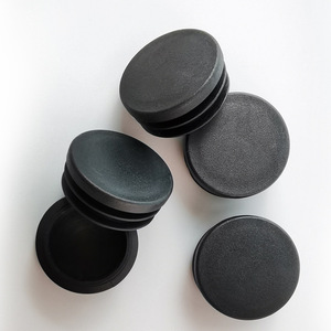 Bouchon rond en plastique Xiu Fen pour tabourets, chaises, lits en fer, tuyaux en acier – Bouchon intérieur anti-poussière en PE, plat en acier inoxydable - Product Image 2
