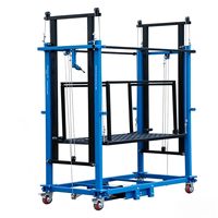 Plateforme élévatrice électrique portable pour échafaudage, hauteur 3m, télécommande automatique, décoration intérieure et extérieure, acier, 220 V