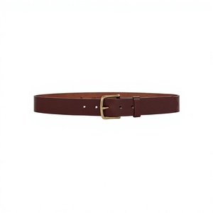 Cinturón de Cuero Genuino de Lujo Vintage Unisex con Hebilla de Pin, Resistente al Agua, Ecológico y a la Moda, Precio al por Mayor - Product Image 4