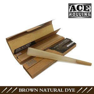 Papel de Liar ACE Marrón Tamaño King Size de Marca Privada con 32 Hojas y 32 Puntas de Filtro por Libreta, Empaque Personalizado - Product Image 6