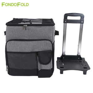 Xe Đẩy Đá Gấp Gọn Cách Nhiệt Chống Nước Cắm Trại Dã Ngoại Chống Rò Rỉ Sức Chứa Lớn Túi Làm Mát Có Bánh Xe - Product Image 2