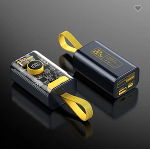 Jcx Punk แบตสำรองพี<span class=keywords><strong>ว</strong></span>ีซี20000มิลลิแอมป์ชั่วโมงพร้อม PD22.5W เร็วสุดๆ20<span class=keywords><strong>ว</strong></span>ัตต์ชาร์จไมโคร USB ใสจอแสดงผลดิจิตอลแบบพก<span class=keywords><strong>พา</strong></span>ได้ - Product Image 6