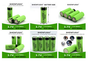 26650 5000 мАч литиевая батарея 3,7 В 5000 мАч 26650-50A аккумуляторная батарея подходит для фонарей и аккумуляторных батарей - Product Image 2