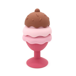 Bloques de Construcción de Diseño Nuevo, Libres de BPA, Juguetes de Baño Apilables de Helado para Bebés, Juguetes Educativos de Aprendizaje para Niños, Bloques de Silicona Apilables - Product Image 6