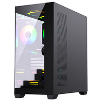 LOVINGCOOL Nouveau Style Boîtier PC Tour ATX HD USB3.0 Verre Trempé pour Ordinateur de Jeu