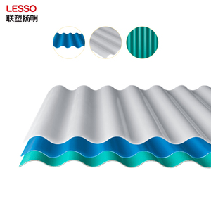Tuiles de toit ondulées en PVC renforcé, isolation acoustique, résistantes aux intempéries, tôles ondulées pour entrepôts commerciaux - Product Image 4