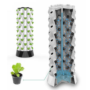 Système agricole vertical de <span class=keywords><strong>jardin</strong></span> de tour hydroponique rotatoire pour <span class=keywords><strong>des</strong></span> herbes de laitue de fraise - Product Image 2
