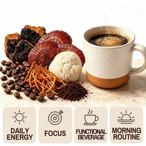 OEM Instant Protein <strong>Collagen</strong> Mushroom Coffee Protein <strong>Powder</strong> Sugar-Free Keto Instant Protein Coffee Blend Organic - Product Image 2