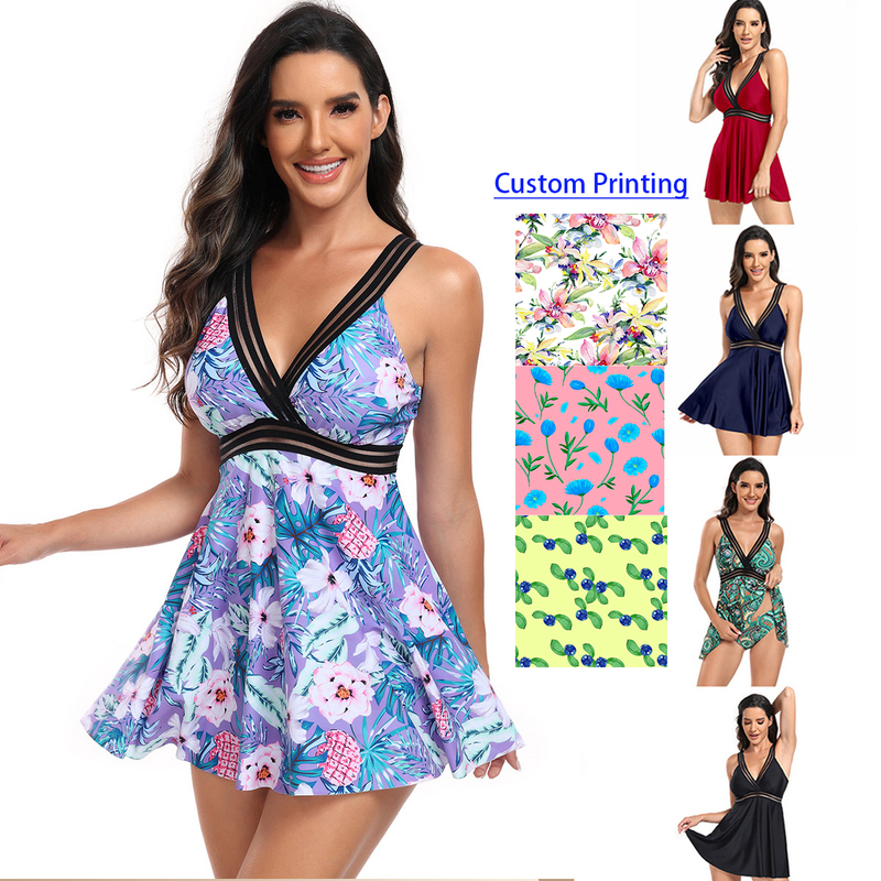 Free Design One Piece Swimwear Recyclable
