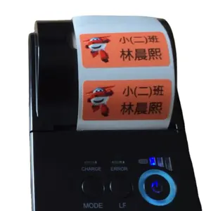 Mini impresora portátil de etiquetas adhesivas para oficina y escuela