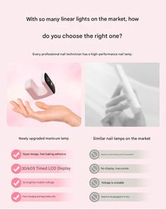 Wholesale Portable UV LED Nail <b>Lamp</b> Rechargeable Dryer <b>Wireless</b> Gel Nails Art Light USB Timer Tool - Product Image 5