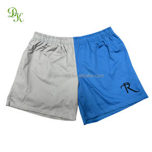 Benutzer definierte Stickerei Logo Herren und Damen Cotton Drill Rugby Shorts mit 2 Taschen - Product Image 6
