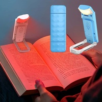 Lampe de lecture LED à col de cygne flexible avec logo personnalisé, 620 650 670nm rouge, contrôle par interrupteur, intensité réglable, pour bureau, bibliothèque, cadeaux