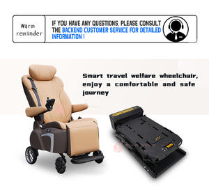 高級電気調節可能なレザーカーシートハンディキャップ付き車椅子利用者プログラム可能な回転リフト負荷修正カーシート - Product Image 5