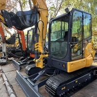 Harga Terjangkau Excavator Bekas Kobelco SK55SRX Model 2023 Berat Operasi 5.5T Kapasitas Bucket 0.12m untuk Konstruksi dan Pembongkaran