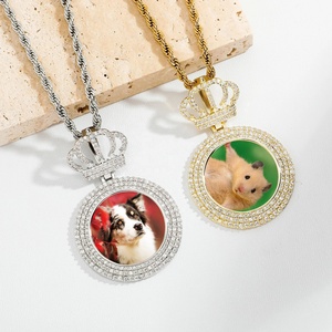 Мужское колье с позолоченным цирконием - Product Image 5