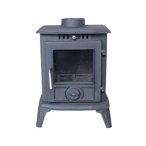 Chinese Bolt On Cast Iron Wood Burning Heating Charcoal Stoves Indoor For Sale
