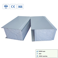 Panneaux sandwich isolants en EPS écologiques Jianyuan pour chambres froides, maisons préfabriquées, salles blanches et applications agricoles