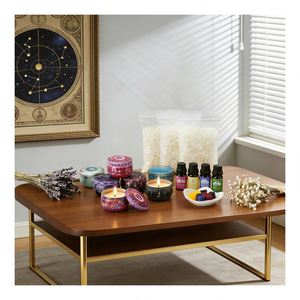 Luxury <b>Empty</b> Candle Jars With Lids and <b>Boxes</b> for Custom Soy Wax Filling Brand Sampling Retail Display Program Global - Product Image 5