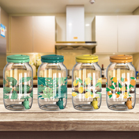 Distributeur de boissons en plastique de 1 gallon, pour cocktails, eau, jus, avec robinet, distributeur de boissons