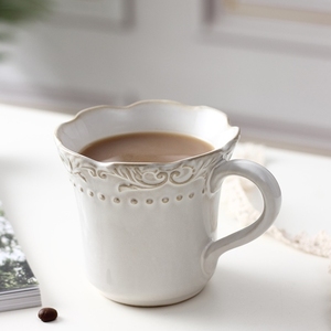 MSH จานรองแก้วกาแฟลายนูนสไตล์ยุโรป200มล. สำหรับคาเฟ่โลโก้ที่กำหนดเอง - Product Image 6