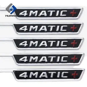 Vendas quentes personalizadas 3d letras 4 etiqueta macia de Matic emblemas do carro adesivos para decoração de carroceria