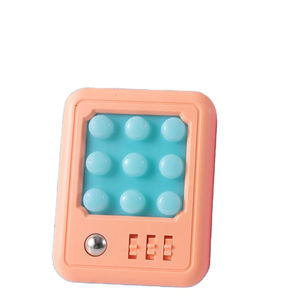 ハンドヘルドキューブ不安防止ゲーム脳トレーニング教育マジックスクイーズキューブクリエイティブバブルフィンガー3in1おもちゃ - Product Image 1