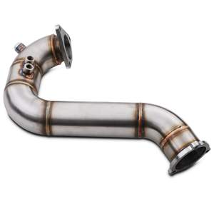 Tuyau d'échappement haute performance en acier inoxydable Yifeng Factory pour <span class=keywords><strong>Audi</strong></span> A3 8P 2.0 <span class=keywords><strong>TFSI</strong></span> 03-13, tuyau de descente à haut débit - Product Image 4