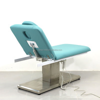 Lit de beauté pour spa avec dossier réglable et massage électrique pour salons de beauté - Design moderne, traitement confortable