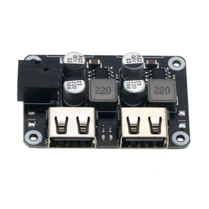 Module de réduction de tension à double USB pour charge rapide 6-30V12V24V vers QC3.0 HWFCP pour recharge de téléphone en voiture - Product Image 2