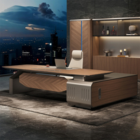 Meubles de bureau modernes de luxe sur mesure, design tendance, bureau de direction moderne, table de travail, Escritorios De Oficina