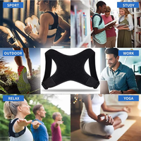 Prix Exceptionnel : Ceinture Correctrice de Posture Magnétique Ajustable en Spandex et Nylon, Soutien Dorsal Flexible et Redresseur Corporel