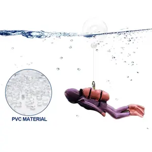 Venta al por Mayor de Accesorios Modernos de Resina para Decoración del Hogar: Peces con Patrón Vertical, Mini Plantas, Piedras, Tortugas y Cuerdas - Product Image 3