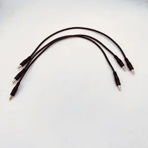 1m black 2C*24AWG 4.0*1.7mm male to male DC Power cable