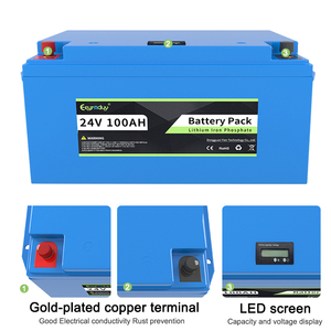 Paquete de Baterías de Fosfato de Hierro y Litio (LiFePO4) de Estado Semisólido, Celdas Prismáticas de 3.2V, 24V, 25.6V, 100Ah, 120Ah, 200Ah, 6000 Ciclos - Product Image 2