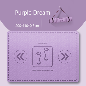 <span class=keywords><strong>Esterilla</strong></span> de <span class=keywords><strong>Yoga</strong></span> Extra ligera sin olor con estampado personalizado Tpe antideslizante de Material certificado respetuoso con el medio ambiente de gran tamaño para Fitness - Product Image 3