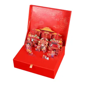 Customized Christmas Gift Boxes Ambience Sensation Packaging Box 3D 3D Gift Surprise Companion Gift Flower Boxes